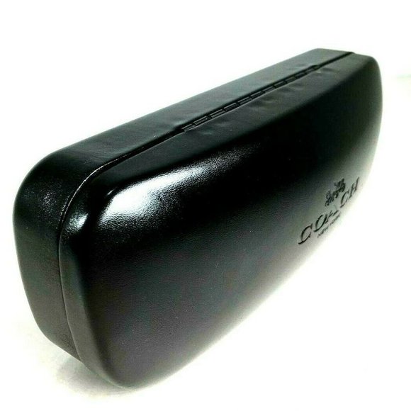 Coach Black Hard Eyeglass Case - Picture 1 of 12